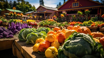 Canvas Print - produce vegetable oranic farm