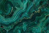 Fototapeta Konie - an image with mesmerizing swirls and stripes characteristic of malachite with a pattern of golden veins. The pattern includes a range of green shades, from rich emerald to delicate mint,