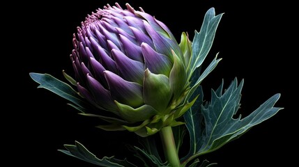 Canvas Print - flower artichoke isolated