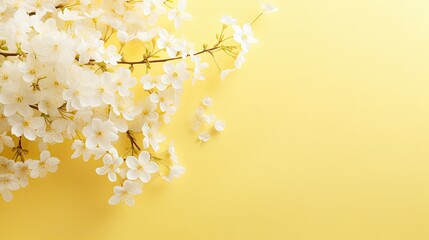 Canvas Print - scattered pastel yellow background