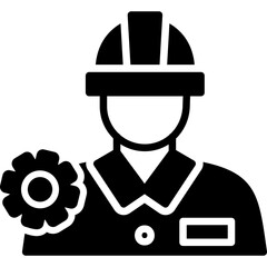 Wall Mural - Engineer Icon