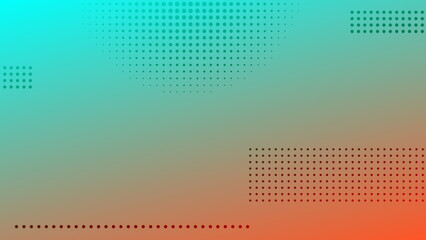 Poster - Abstract gradient geometric background with dots