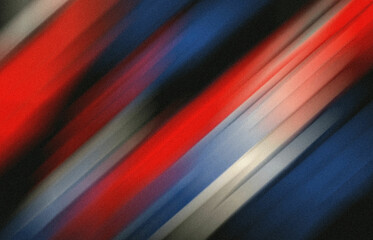 Wall Mural - red and blue lines in motion blur. dynamic background for news or business.