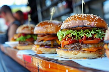 Food, Street Food and Fast Food, Burgers and Sandwiches