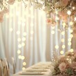Schöner Hintergrund einer Hochzeitsfeier