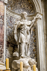 Wall Mural - Statue in the cathedral of the Assumption of the Virgin Mary, Dubrovnik, Croatia.