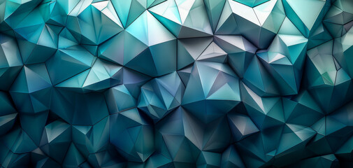 Abstract geometric colorful polygonal background, faceted texture, crystal wallpaper. Low poly surface.