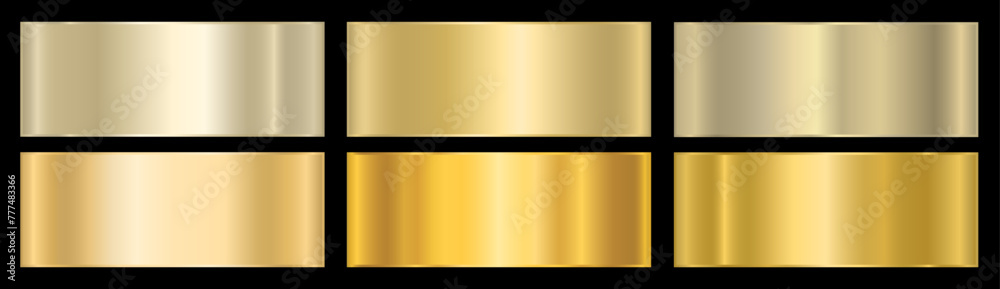 A set of golden gradients. Metallic gradient effects for the design of ...