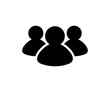 Group person icon. Group of people or group of users collection. Persons symbol vector design and illustration. 

