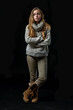 Winter Fashion Elegance: Cozy Knitwear and Boots Style Banner