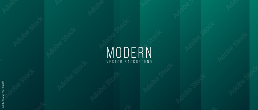 Dark emerald green abstract background with vertical rectangle shape ...