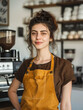Portrait of female coffeeshop owner