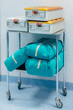 © VICTOR TORRES/Stocksy - Surgical instruments on trolley in operating room