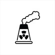 Nuclear Energy Icon editable stock vector icon