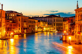 Fototapeta Big Ben - Grand Canal in Venice at night, Italy