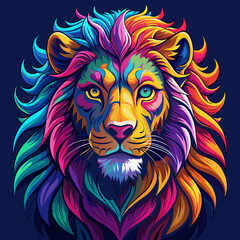  lion, head, tiger, animal, tattoo, vector, wild, cat, 