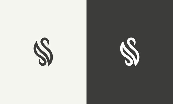 letter N simple monogram logo design vector illustration