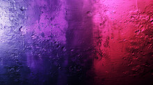 Color Spectrum Cascade: Rain On Glass With Vivid Purple To Magenta Gradient - Abstract Background For Vibrant Designs
