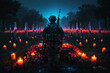  American Soldier Memorial Day  generate AI