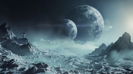 Wall Mural - abstract cosmic background