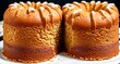 © Miklos - A cake with a golden glaze on top.