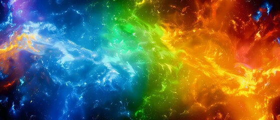 Wall Mural - abstract colorful background with bubbles