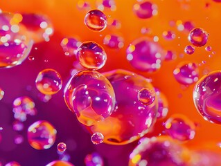 Canvas Print - bubbles in the water