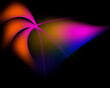 Fondos abstractos con juegos de luces de color
