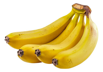 Sticker - A bunch of bananas are sitting, cut out - stock png.