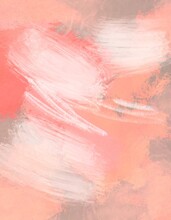 Abstraction In Red And Pink Colors 