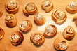 © Colour Laboratory/Stocksy - Freshly baked delicious sweet pastry cinnamon buns with direct flash