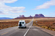 Road Trip van at Monument Valley