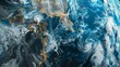 AI-enhanced satellite views capturing real-time weather anomalies