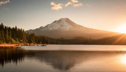 Wall Mural - mt shasta