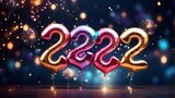Fototapeta  - year, new, christmas, holiday, celebration, new year, 2013, happy, card, illustration, winter, vector, 2012, eve, fireworks, snow, design, greeting, decoration, 2014, star, light, celebrate, xmas, 201
