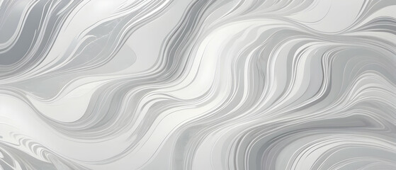 Wall Mural - Abstract white metal effect marble foil background