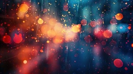 Poster - abstract bokeh background