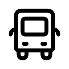 Poster - bus line icon