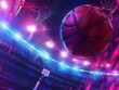 © Jolanta - an electrifying basketball advertisement background that captivates the audience's attention while leaving ample room for copy space