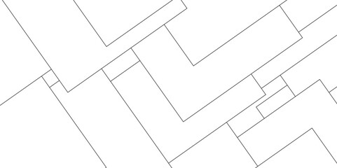 Poster - Abstract seamless random geometric  white, black square lines pattern on a transparent background design. abstract background with luxury geometric random chaotic lines. squares and triangle line.