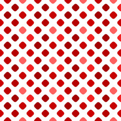 Poster - Abstract square pattern background - red geometrical repeating vector graphic