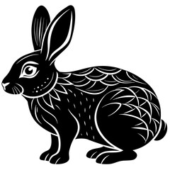 Sticker - illustration of a rabbit