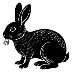 Sticker - illustration of a rabbit