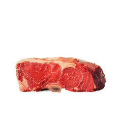 Poster - Close-up of meat on Transparent Background