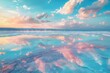 a body of water with clouds in the sky