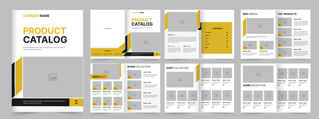 Wall Mural - Product Catalogue Brochure Template Design Editable vector Template