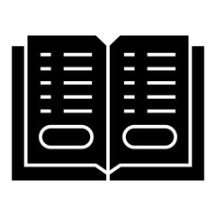 Sticker - Book icon. Simple book symbol. Vector