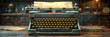Vintage Typewriter with Blank Paper,
Typewriter The Rustic Writing Instrument for Nostalgic Creativity