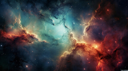 interstellar nebula a breathtaking astrophotography image of space in universe