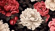 Detailed and artistic flower pattern with a handcrafted touch